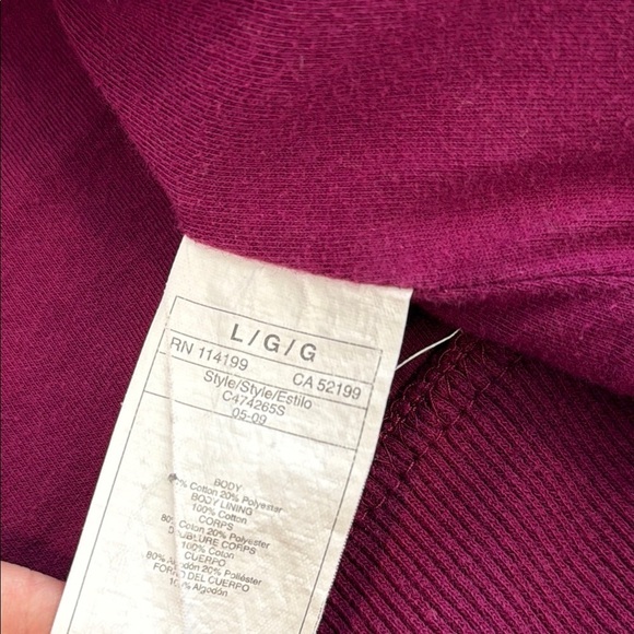 Roxy Large Snap Up Sweater Jacket Magenta Fuschia - Picture 8 of 9